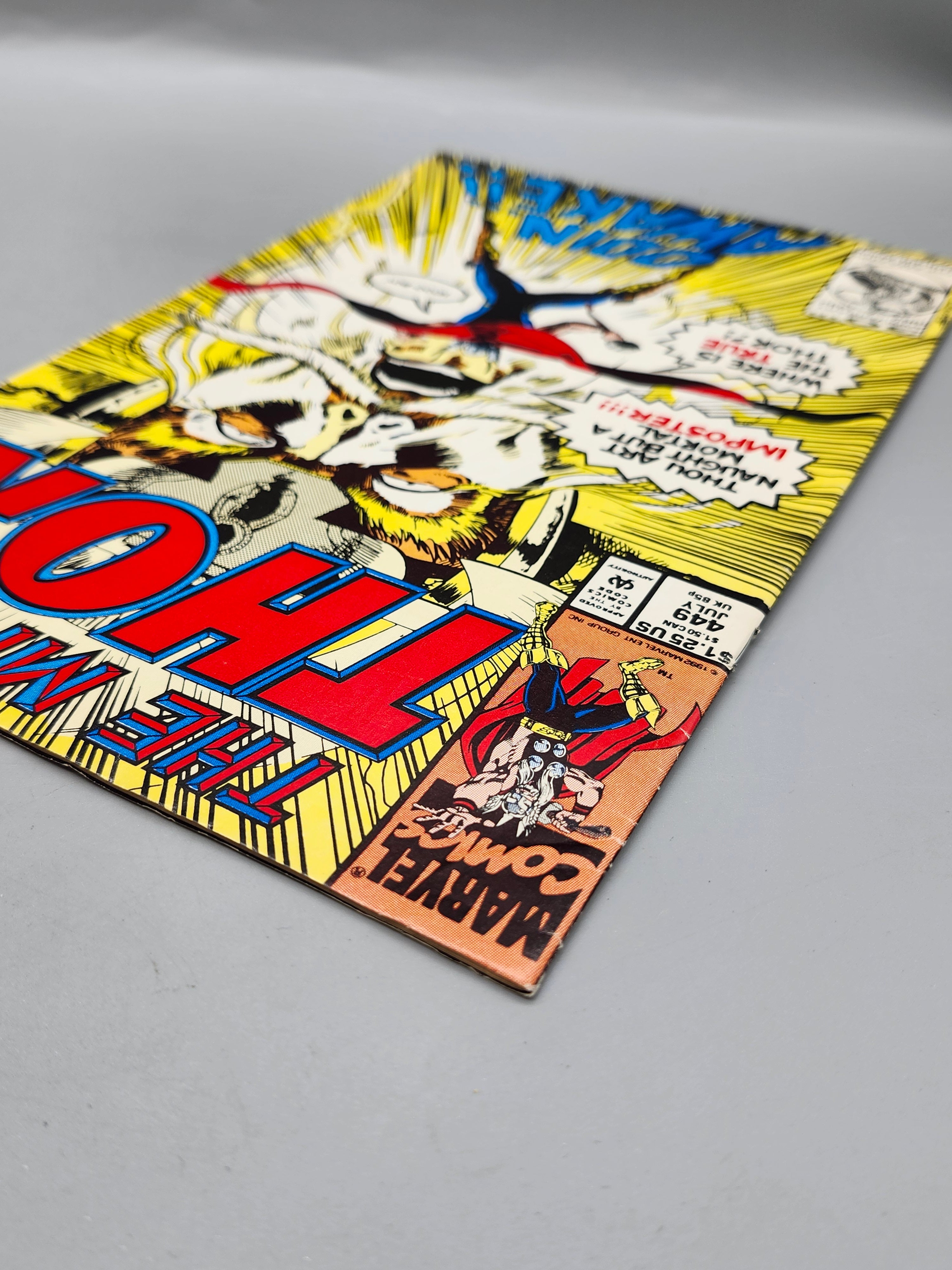 The Mighty Thor #449 Marvel Comics July 1992 – Odin Awakens