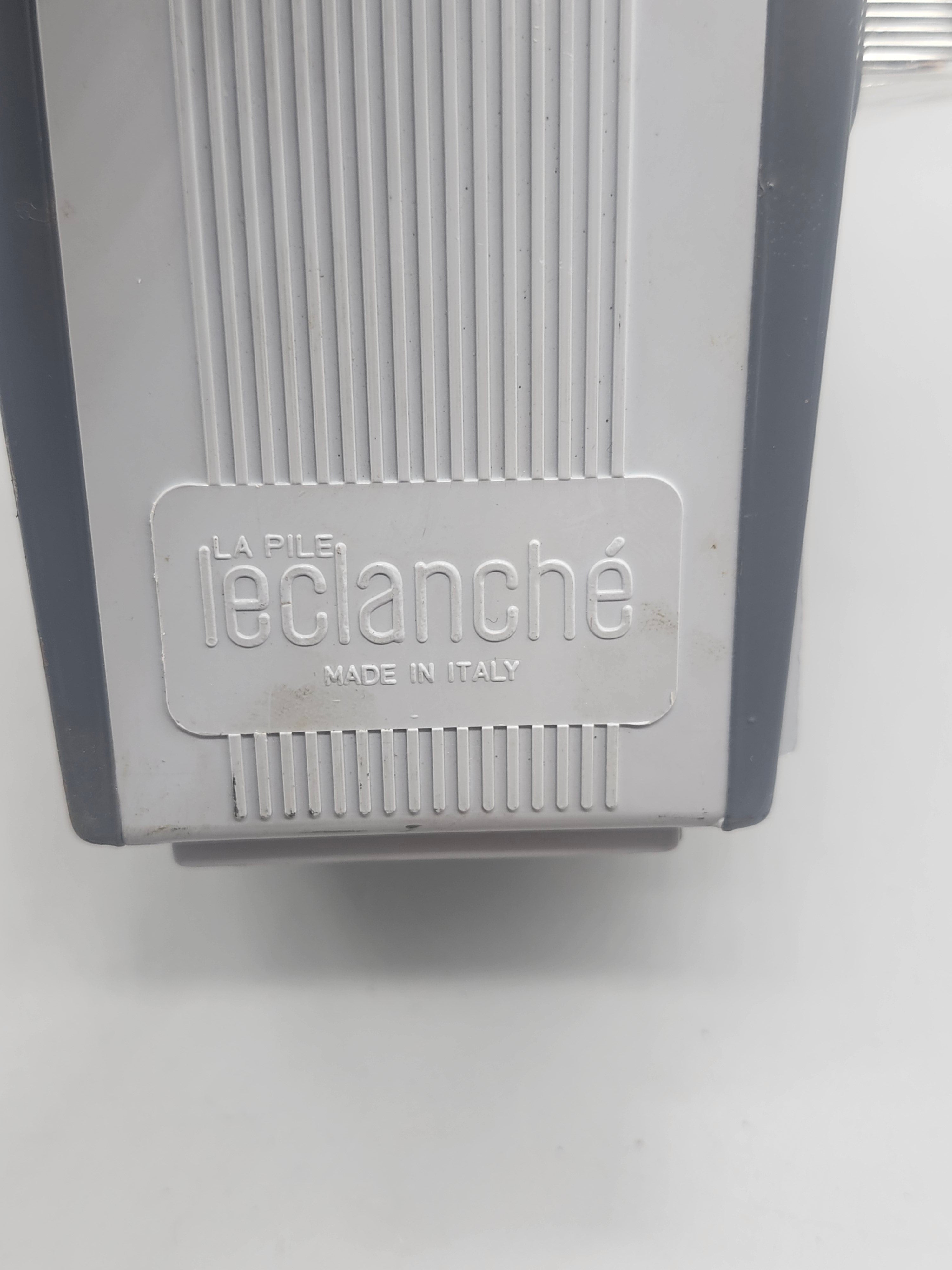 Vintage Leclanché Made in Italy Lantern Flashlight Camping Emergency Light