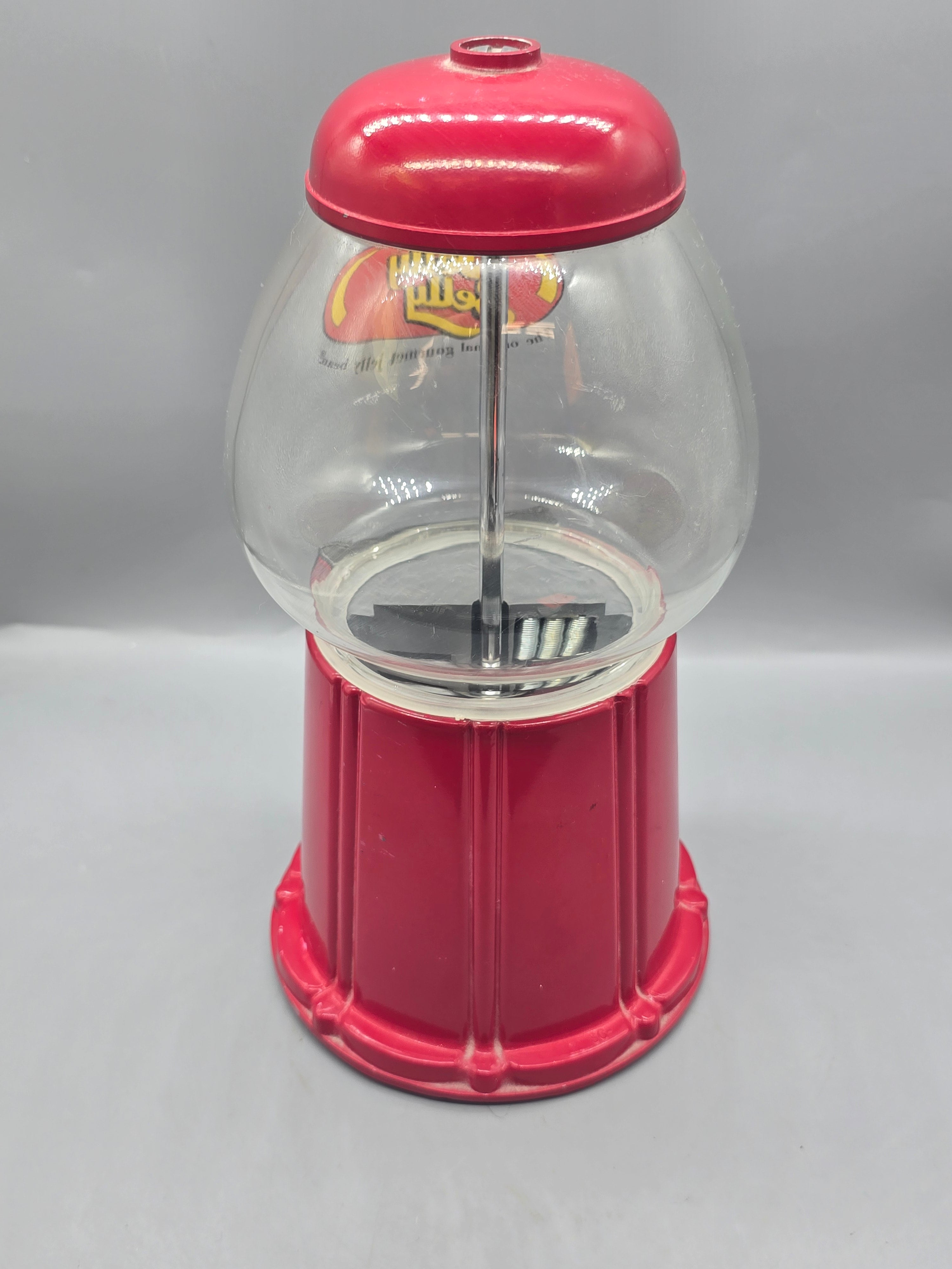 Jelly Belly Countertop Coin-Operated Style Candy & Jelly Bean Dispenser Machine Red