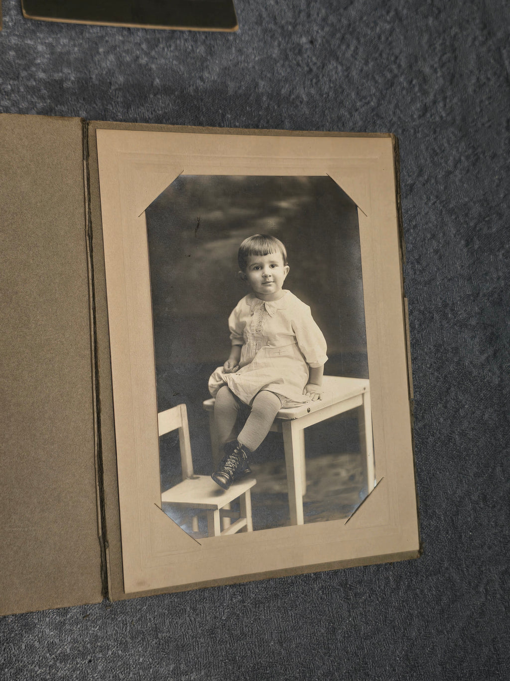 Lot of 7 Antique Cabinet Cards & Vintage Portrait Photographs Buffalo Foto Factory Buffalo NY Family Collection