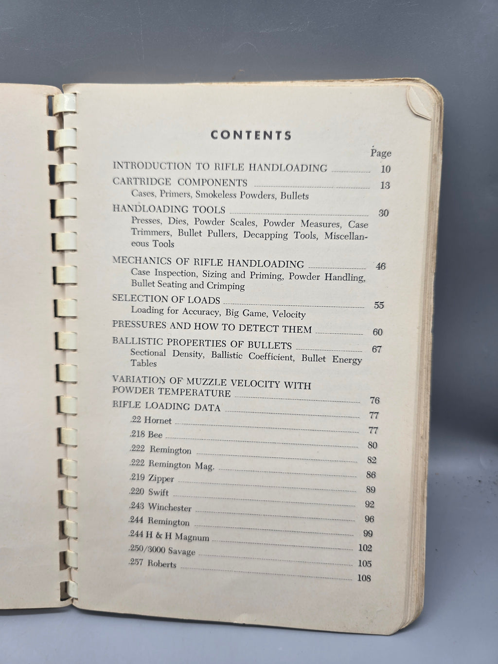 Vintage 1959 Speer Reloading Manual No. 3 Rifle & Pistol Cartridges
