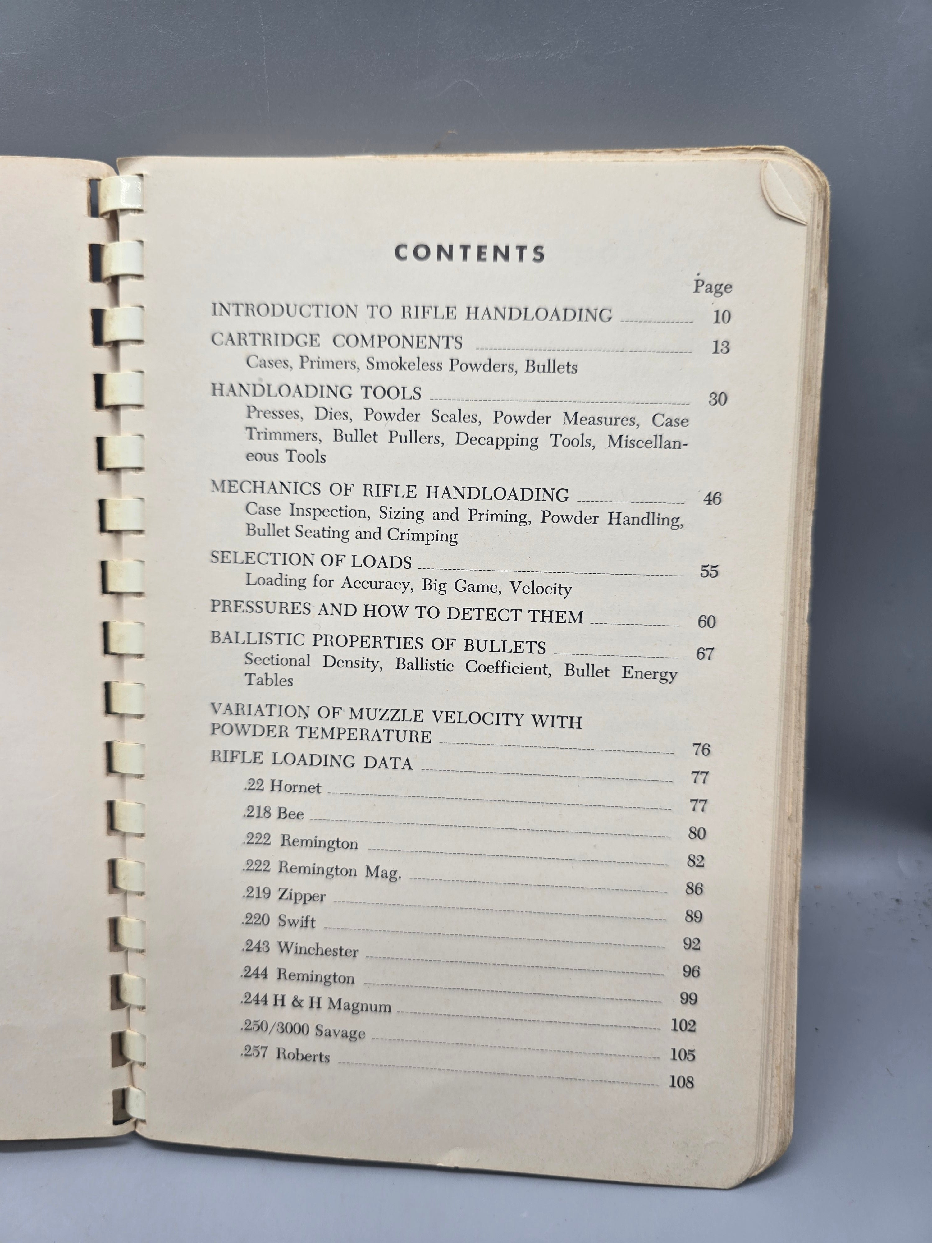 Vintage 1959 Speer Reloading Manual No. 3 Rifle & Pistol Cartridges