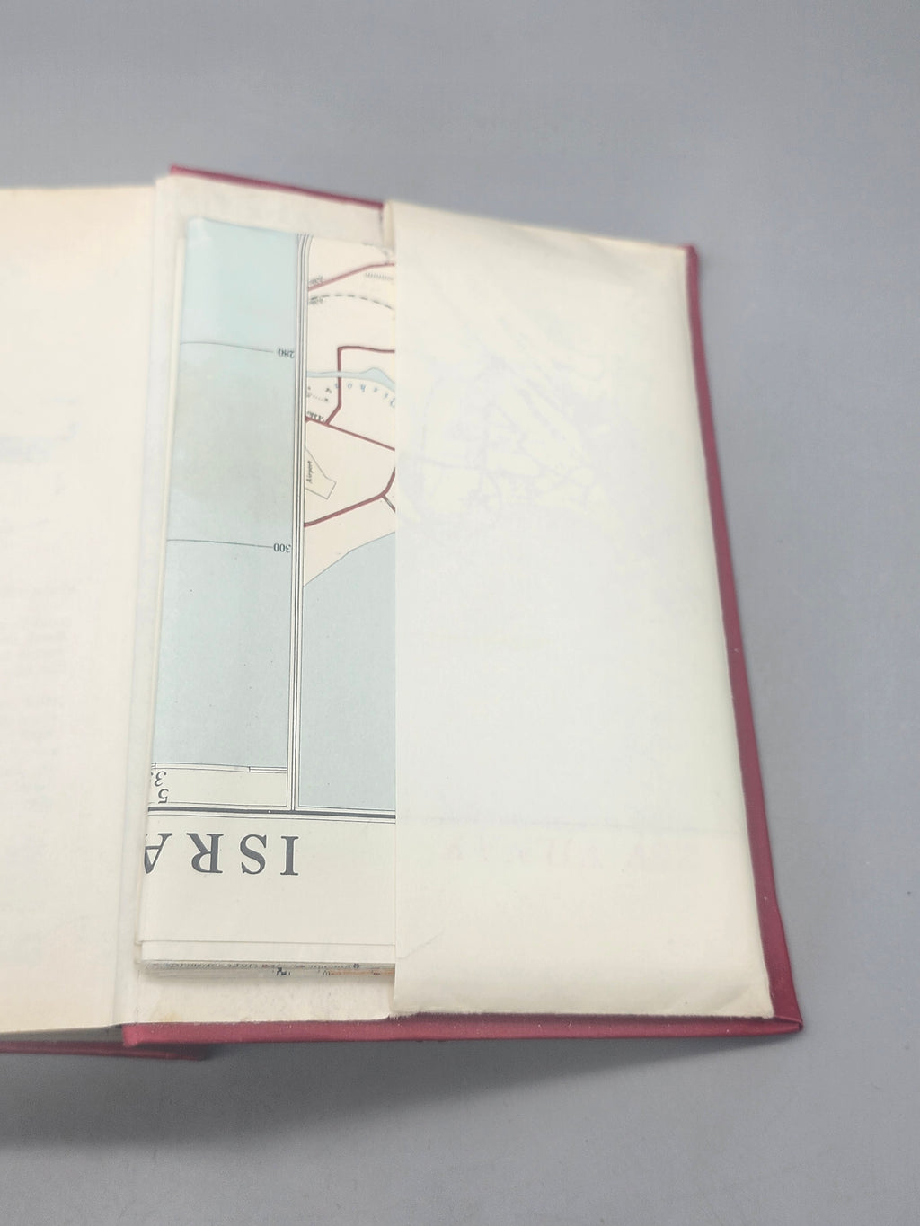 Signed Zev Vilnay The Guide to Israel 1972 HC 11th Revised w/ Fold Out Map