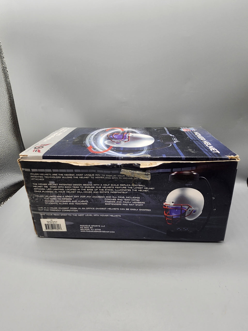 Buffalo Bills NFL Hover Helmet Magnetic Levitating Display Pegasus Sports