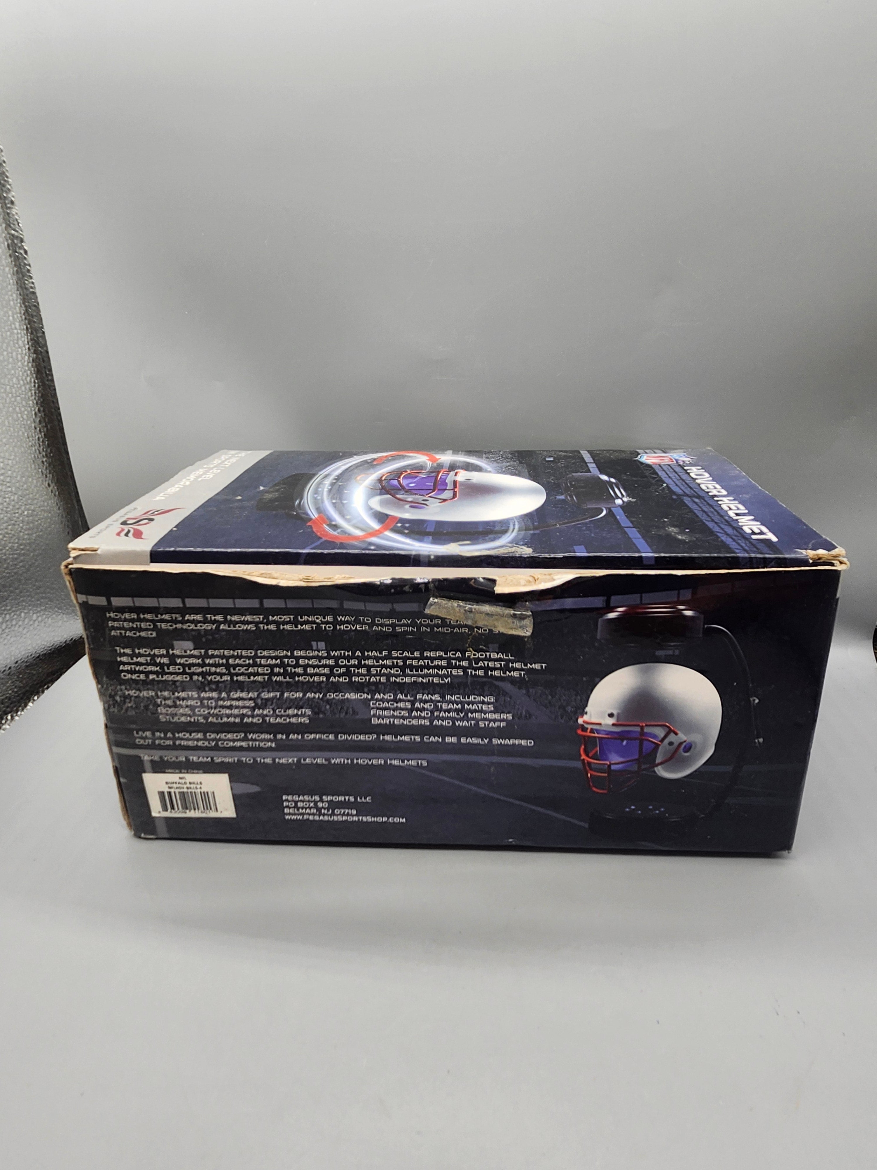 Buffalo Bills NFL Hover Helmet Magnetic Levitating Display Pegasus Sports