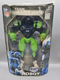 NFL Team Cleatus V2.0 Seattle Seahawks Fox Sports Transforming Robot Figure w/ Box