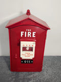 Randix FB-911 Emergency Fire Wall Telephone Phone Box Vintage Red untested