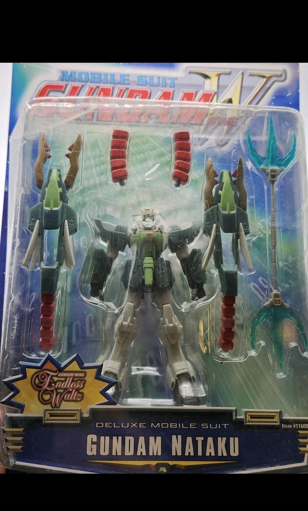 Vintage Bandai Gundam Wing Endless Waltz Gundam Nataku Deluxe Action Figure