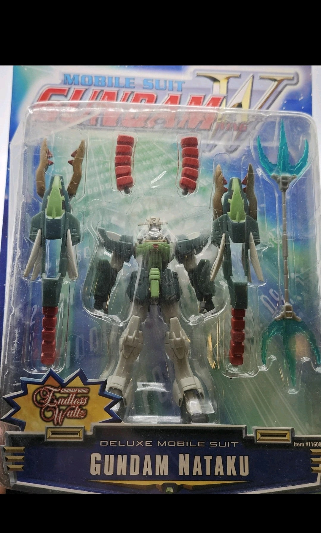 Vintage Bandai Gundam Wing Endless Waltz Gundam Nataku Deluxe Action Figure
