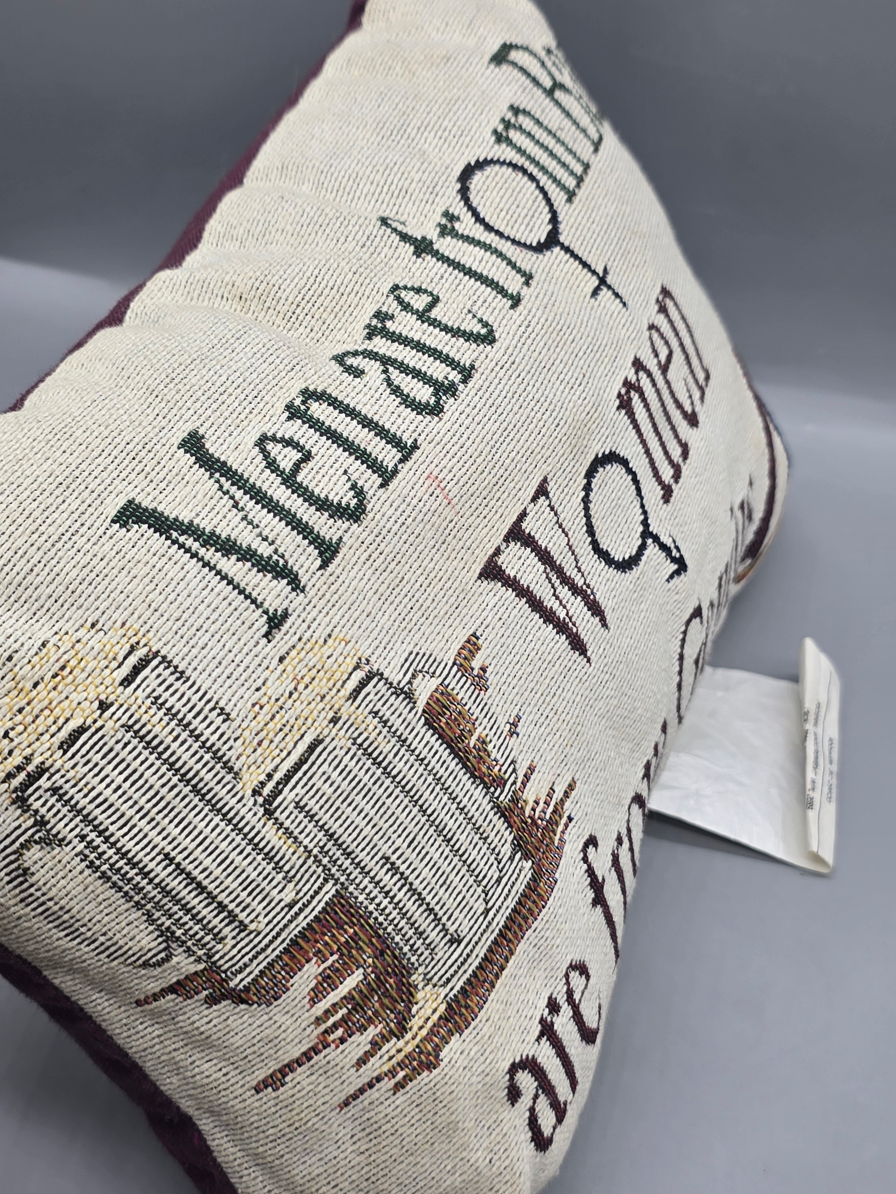 The Rug Barn Men Are From Bars Women Are From Genius 12" Woven Decorative Throw Pillow USA