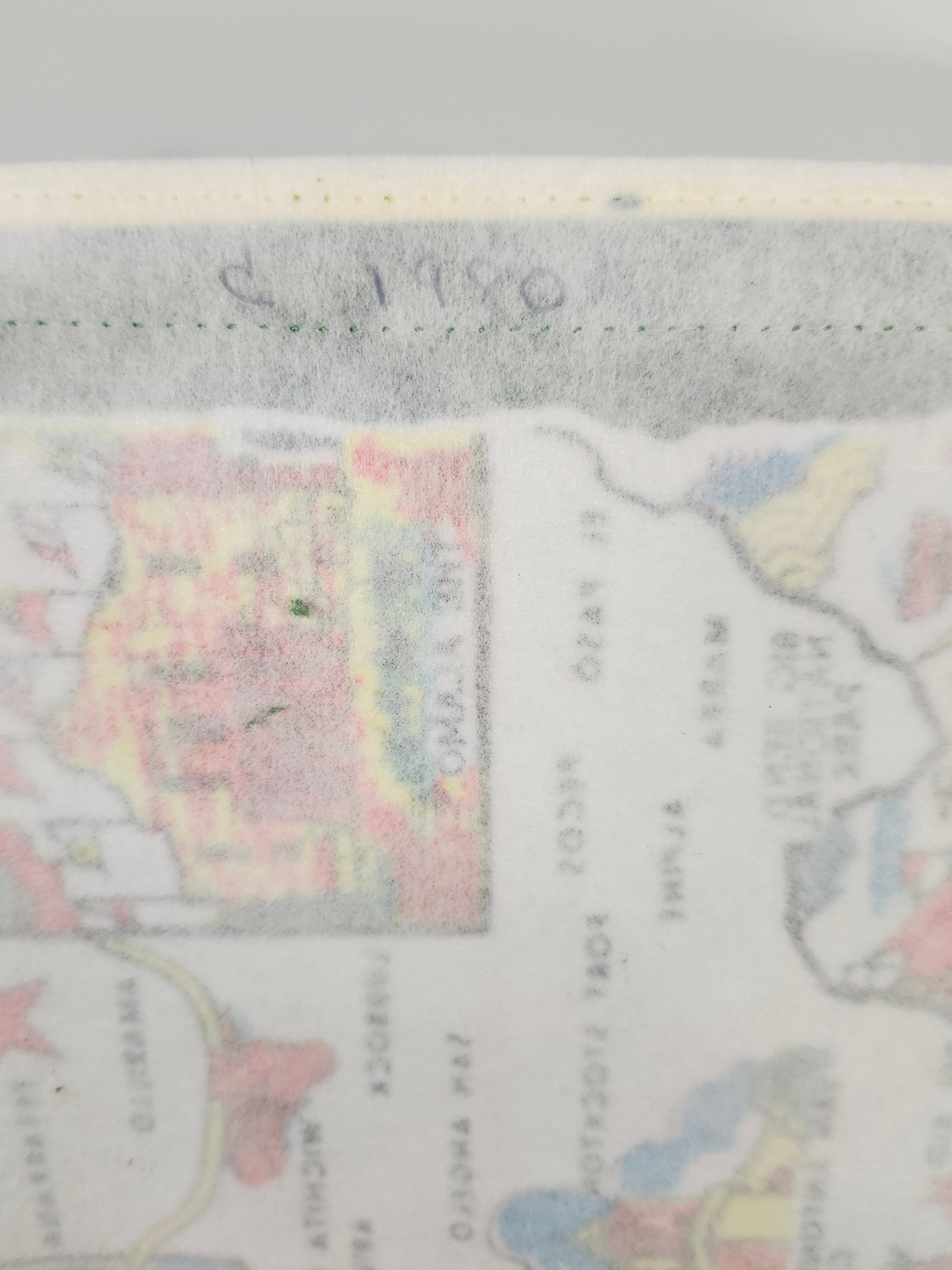 Vintage Texas Souvenir Felt Pennant 31" State Map Alamo Six Flags Cowboy