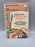 Vintage 1959 Speer Reloading Manual No. 3 Rifle & Pistol Cartridges