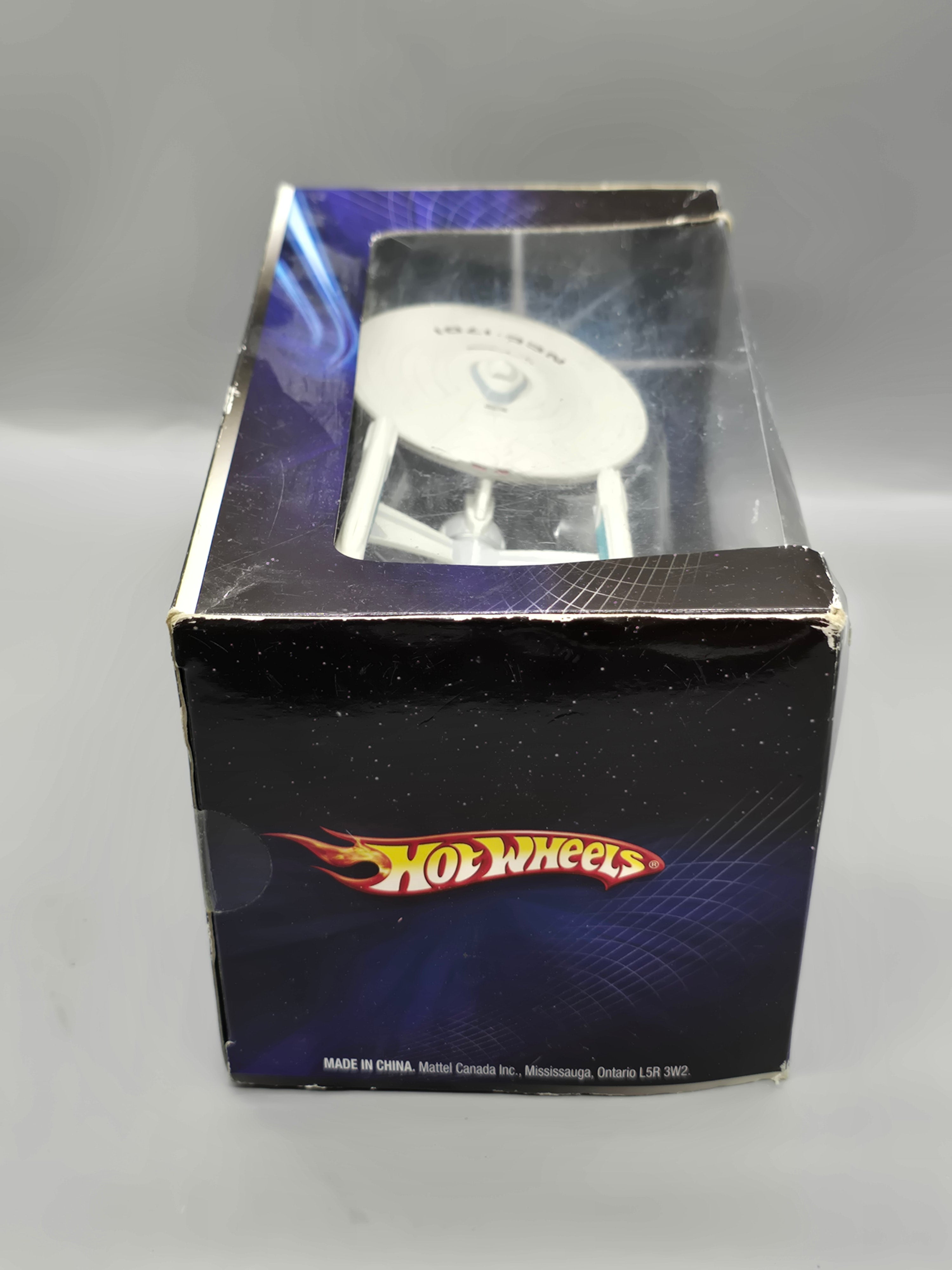 Hot Wheels Star Trek U.S.S. Enterprise NCC-1701-A Die-Cast Metal Ship w/ Display Stand