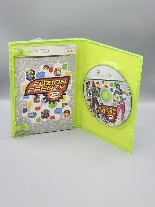 Fuzion Frenzy 2 Xbox 360 Not For Resale Complete CIB Tested Light Scratches