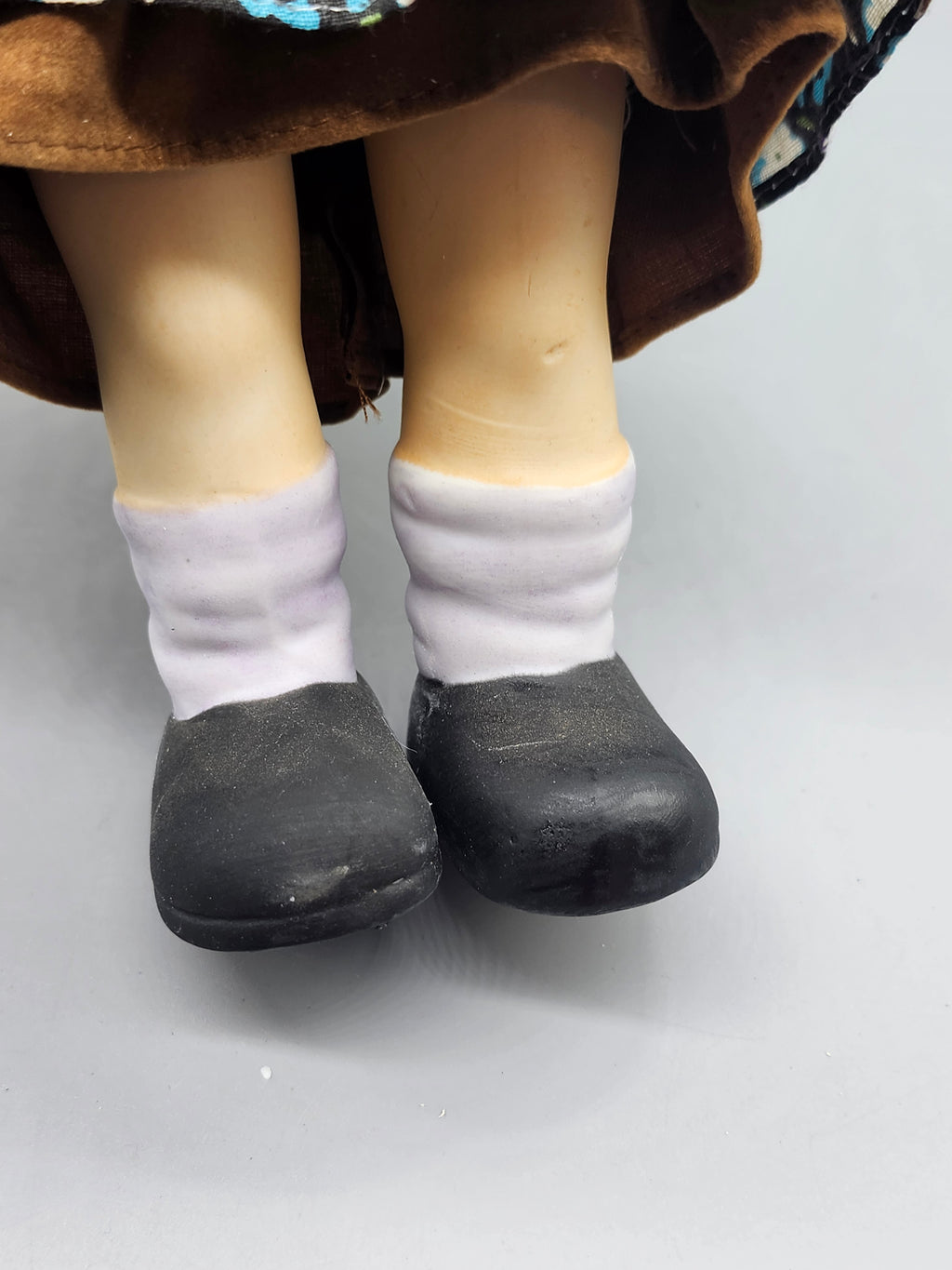 Vintage Price Products Bisque Porcelain Alpine Girl Doll 11" w/ Box