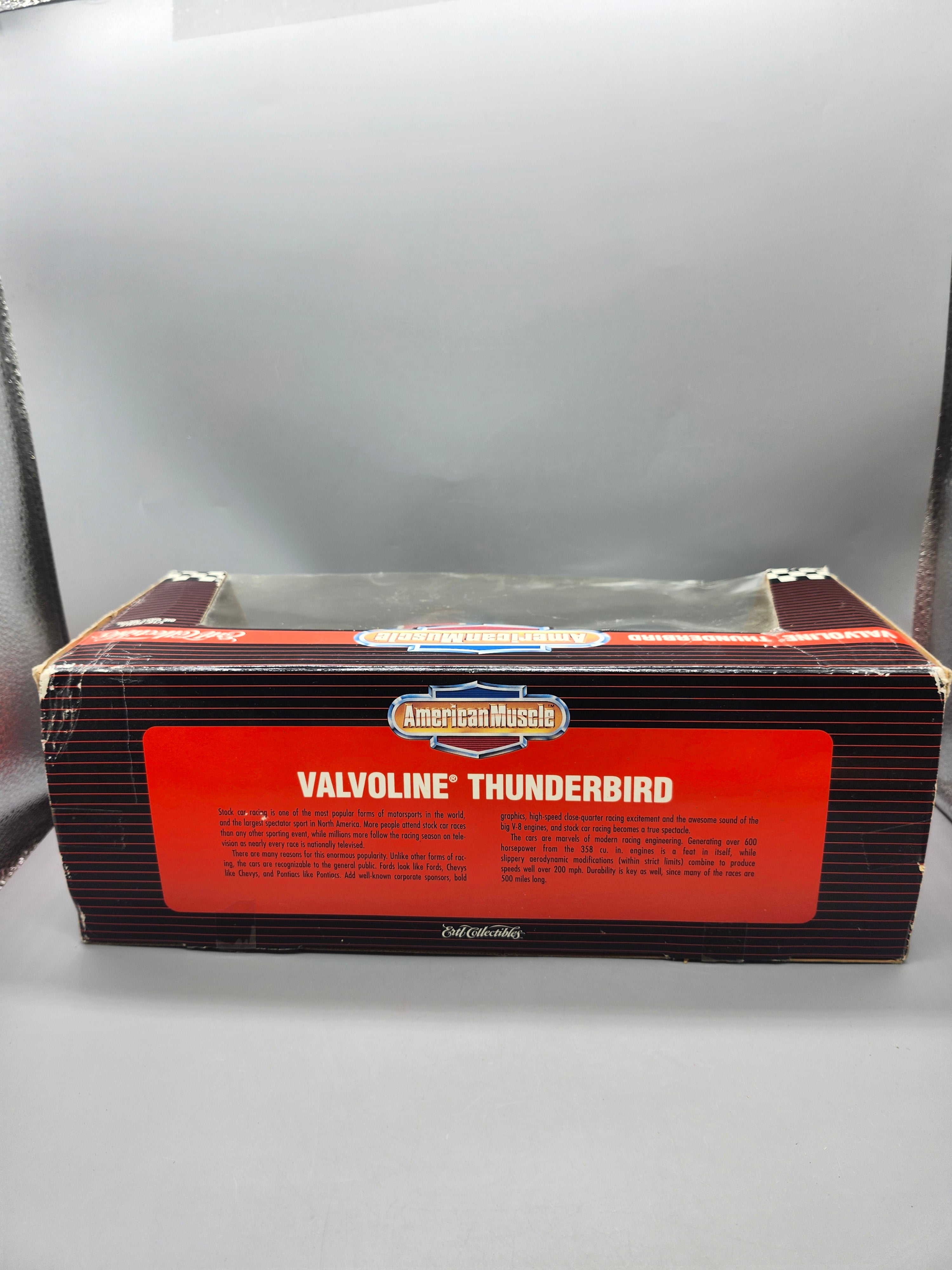 Ertl American Muscle Valvoline Thunderbird #6 1:18 Diecast w/ Original Box