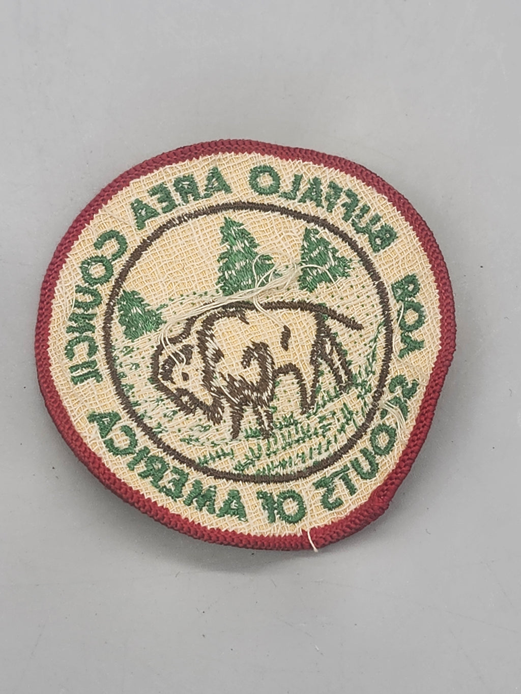 Vintage Boy Scouts of America Buffalo Area Council Uniform Patch BSA 3"