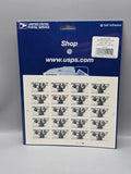 USPS Korean War Veterans Memorial 37¢ Self-Adhesive Stamp Booklet of 20 Sealed (2002)