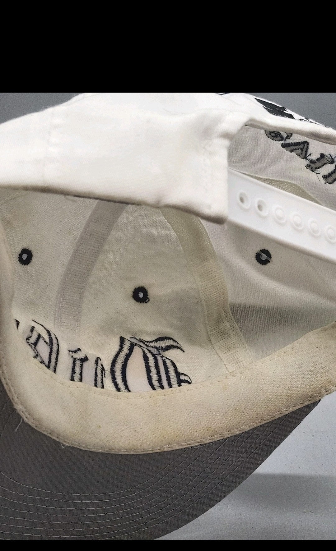 Vintage Duke Blue Devils Hat Cap Snap Back One Size Basketball Starter White 90s