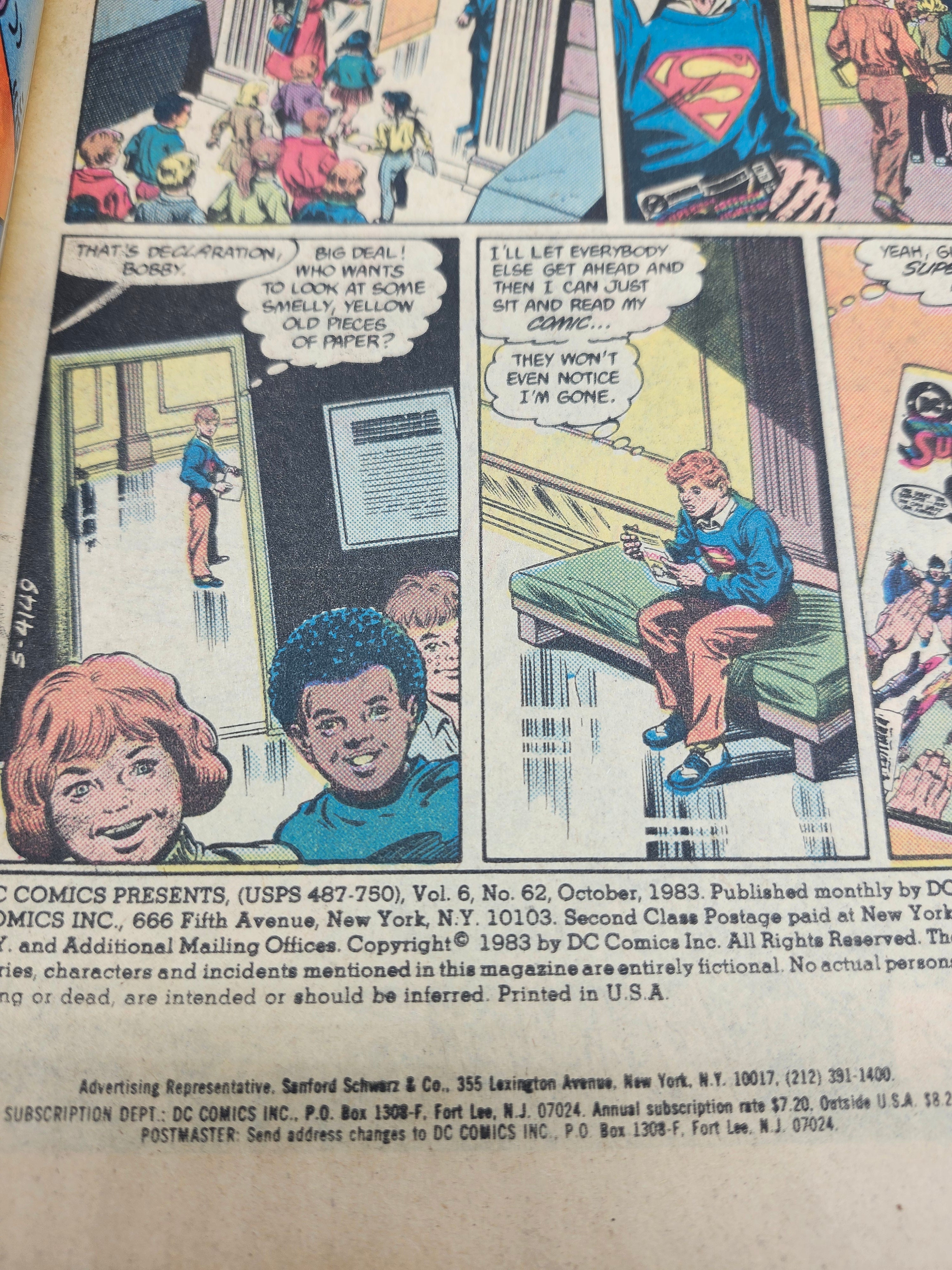 DC Comics Presents #62 Superman & Freedom Fighters – 1983