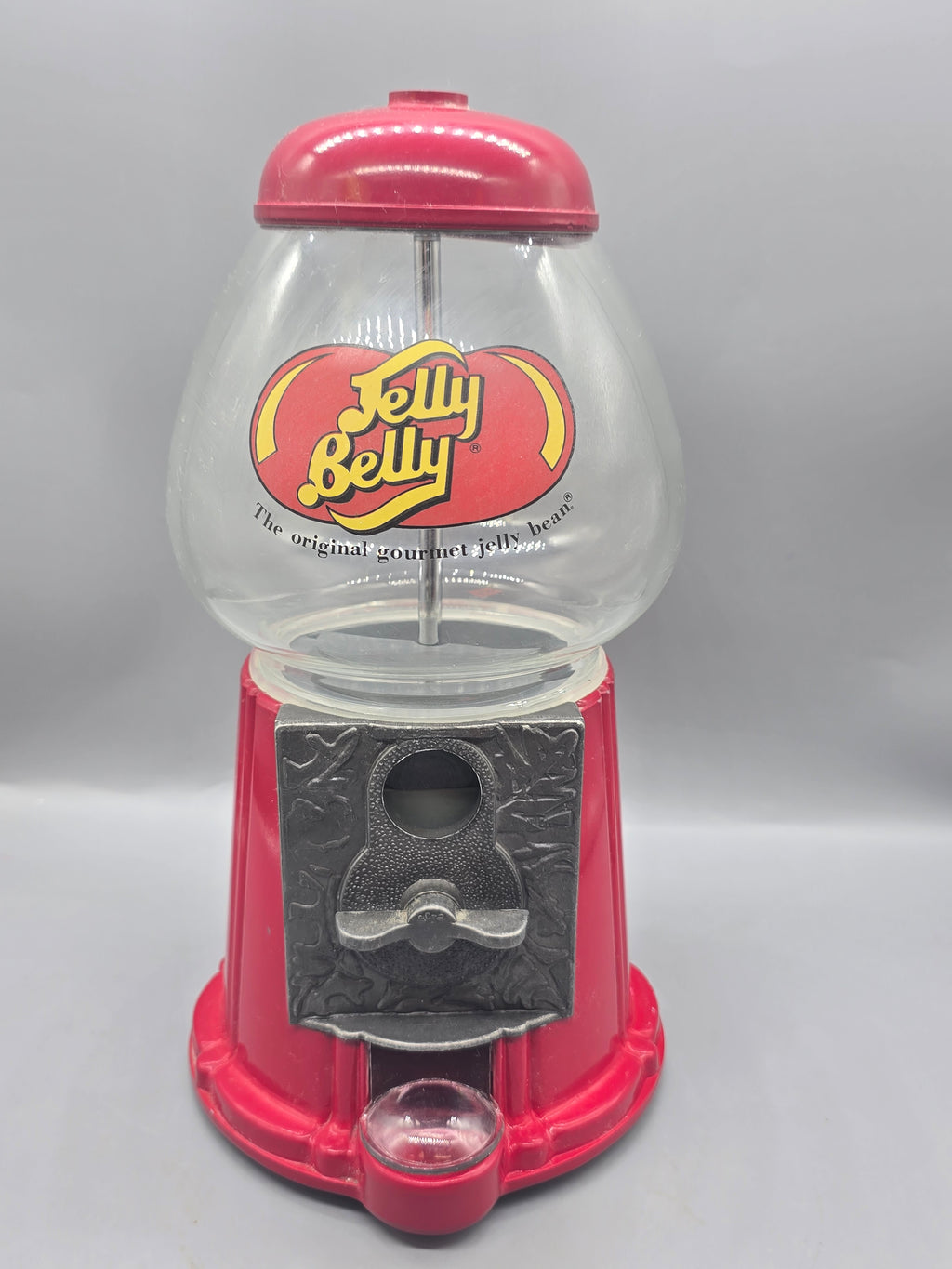 Jelly Belly Countertop Coin-Operated Style Candy & Jelly Bean Dispenser Machine Red