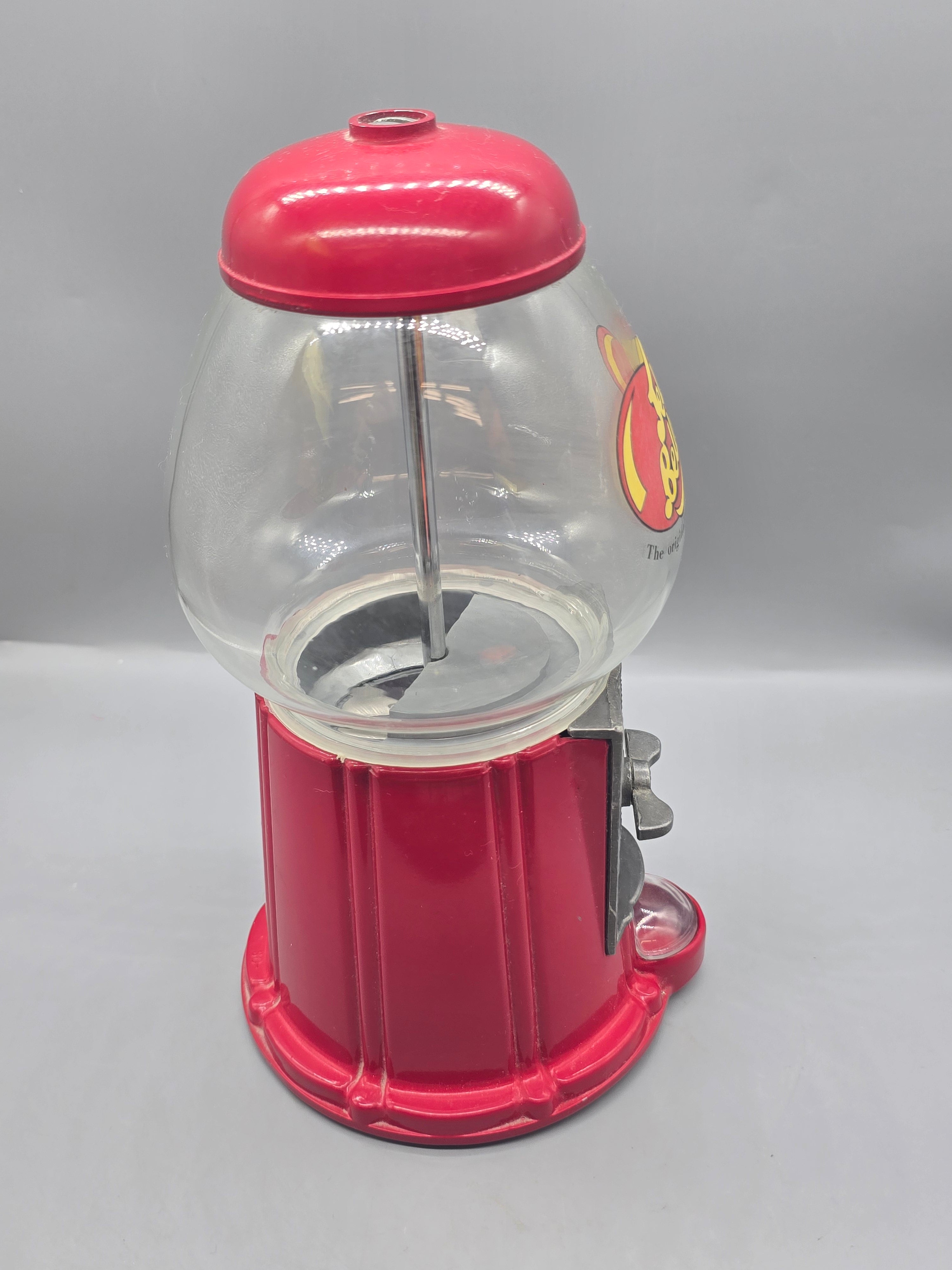 Jelly Belly Countertop Coin-Operated Style Candy & Jelly Bean Dispenser Machine Red