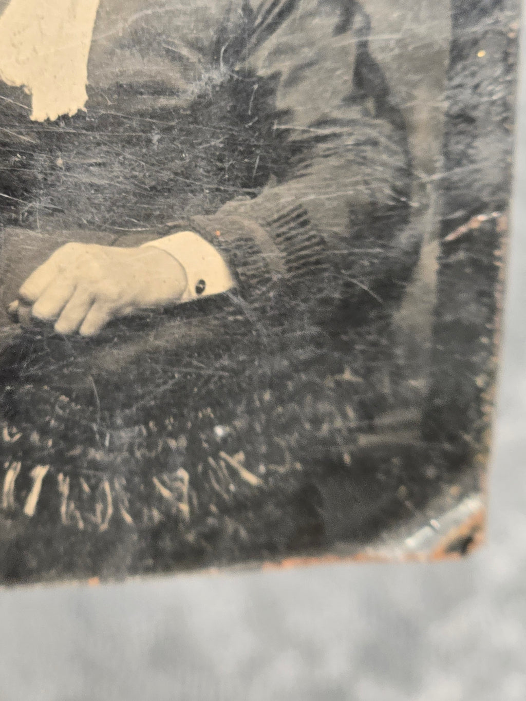 Antique Tintype Photograph Victorian Portrait Ferrotype 19th Century Unidentified Person