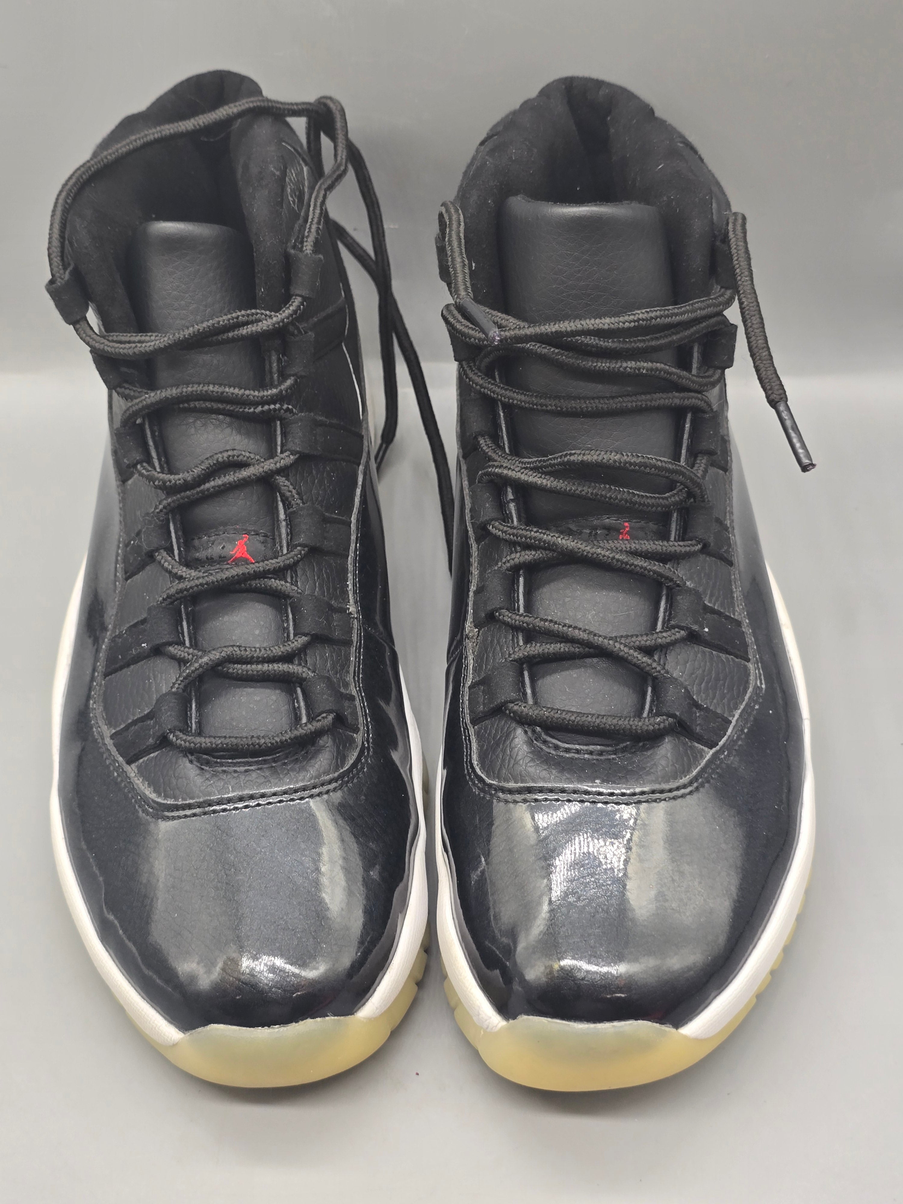 Nike Air Jordan Max Aura Black Gym Red White Men's Size 9.5 Basketball Shoes 528895-002
