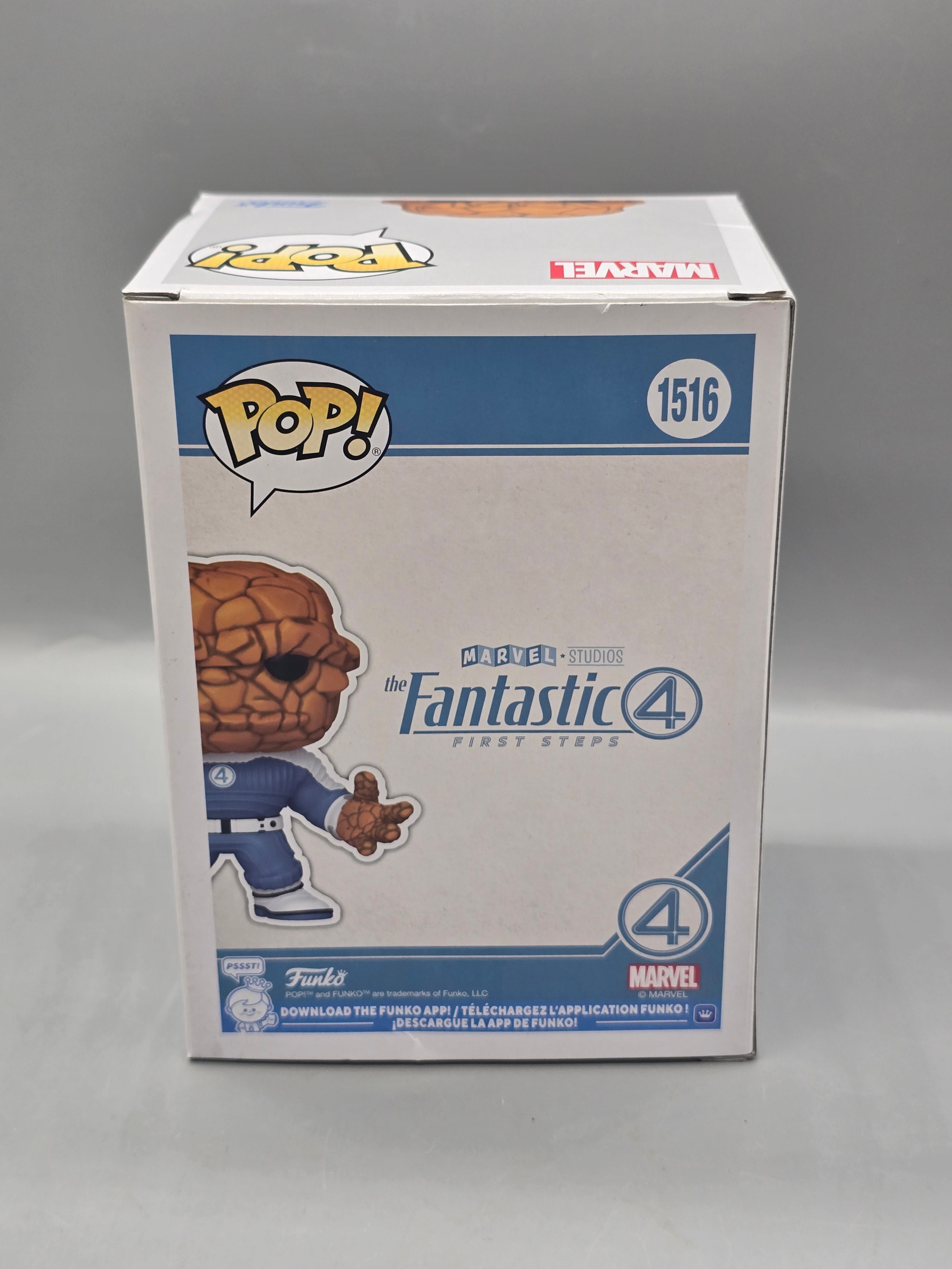 Funko Pop! Marvel Studios The Fantastic Four: First Steps The Thing #1516 Bobblehead Vinyl Figure