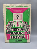 1966 Trivia & More Trivia by Carlinsky & Goodgold Vintage Nostalgia Book