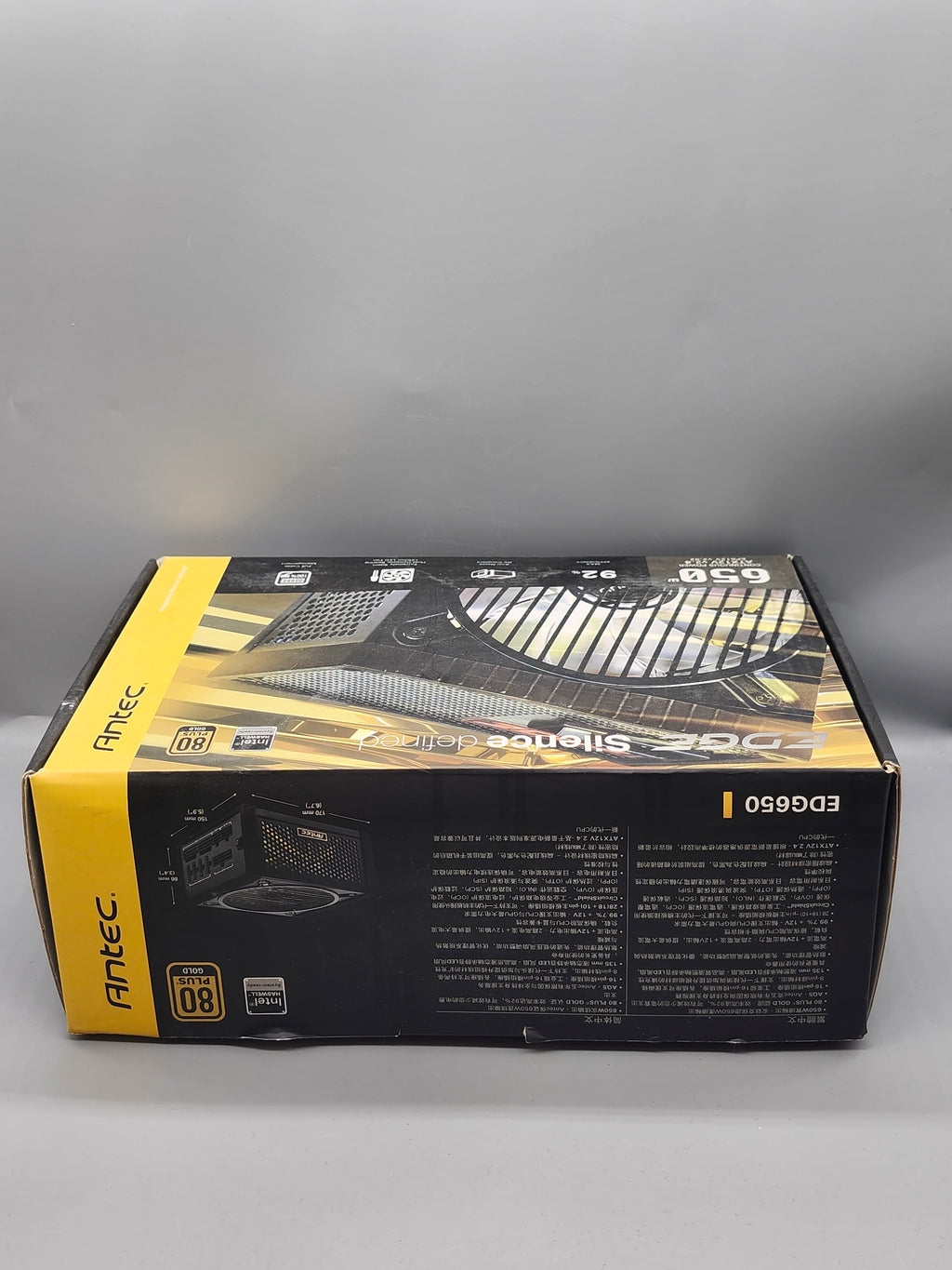 Antec EDGE EDG650 650W 80 Plus Gold Fully Modular Power Supply PSU Tested