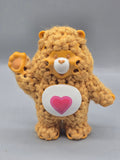Vintage 1983 Kenner Care Bears Tenderheart Bear Poseable Fuzzy Figure American Greetings