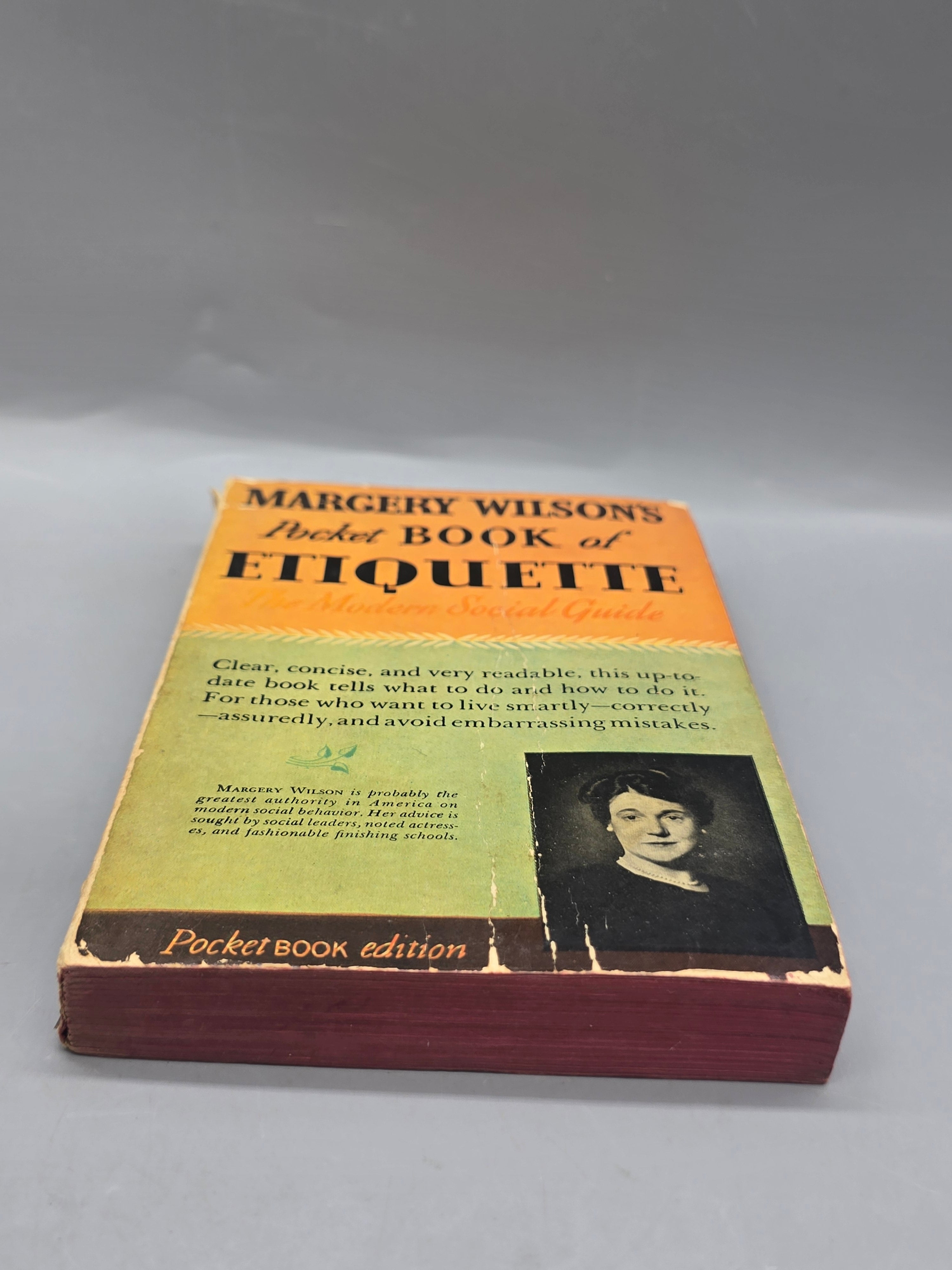 1949 1st Printing Margery Wilson’s Pocket Book of Etiquette Vintage Guide