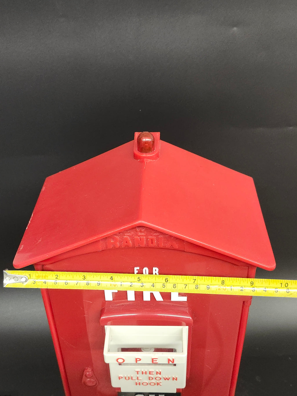 Randix FB-911 Emergency Fire Wall Telephone Phone Box Vintage Red untested