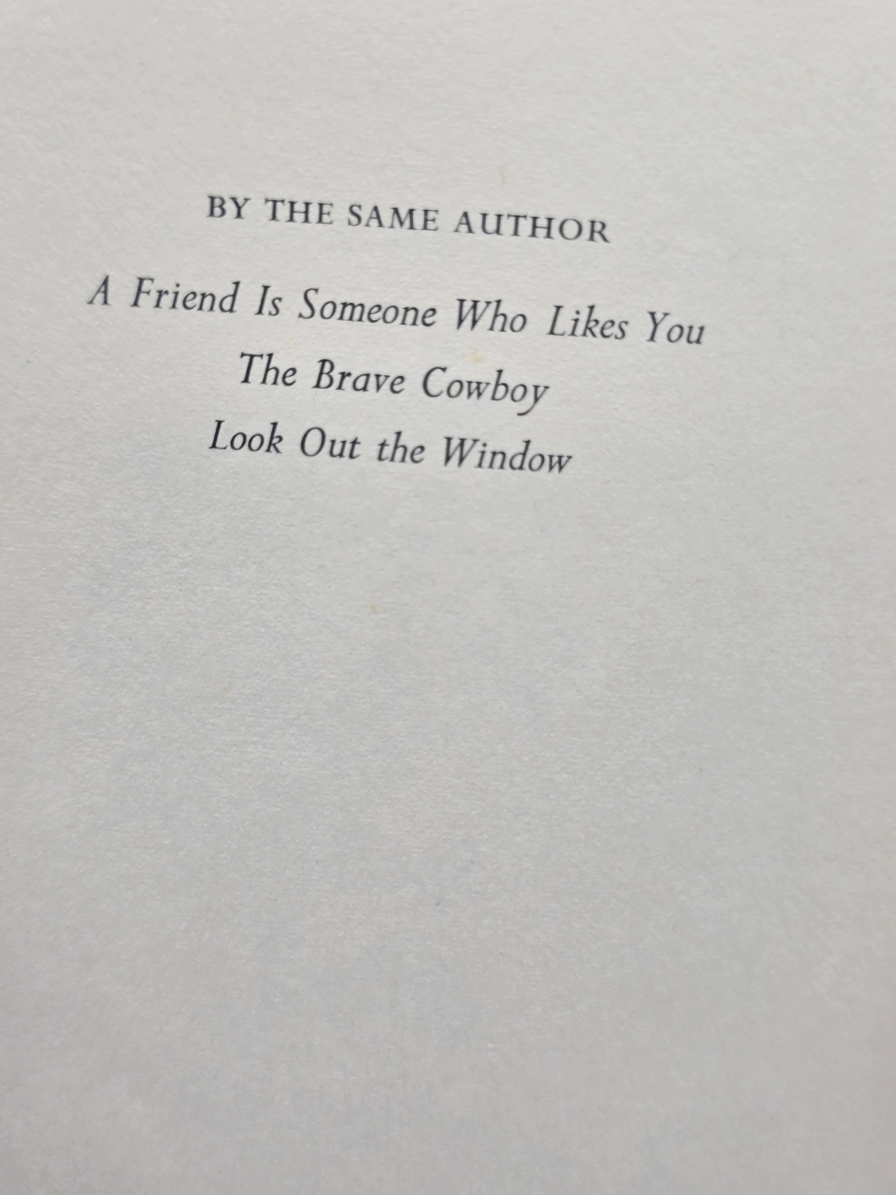 1960 Love Is a Special Way of Feeling Joan Walsh Anglund Hardcover