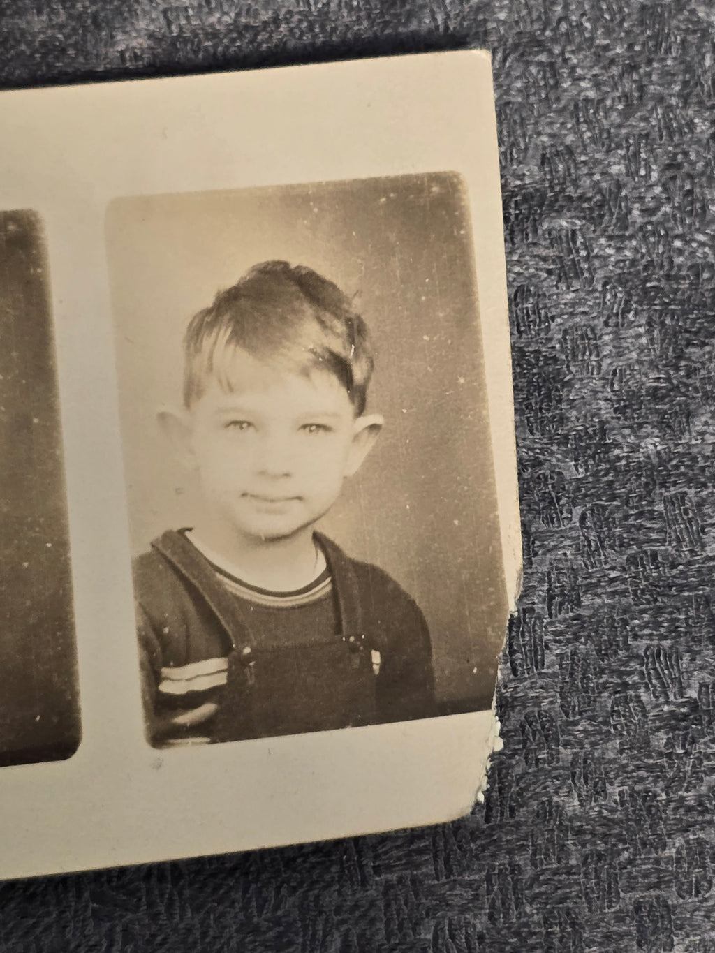 Vintage National School Studios Child Portrait Photo & Original Photo Booth Strip Lot