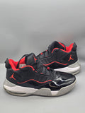 Nike Air Jordan Stay Loyal Black Red White Basketball Shoes Men's Size 10.5 DB2884-001