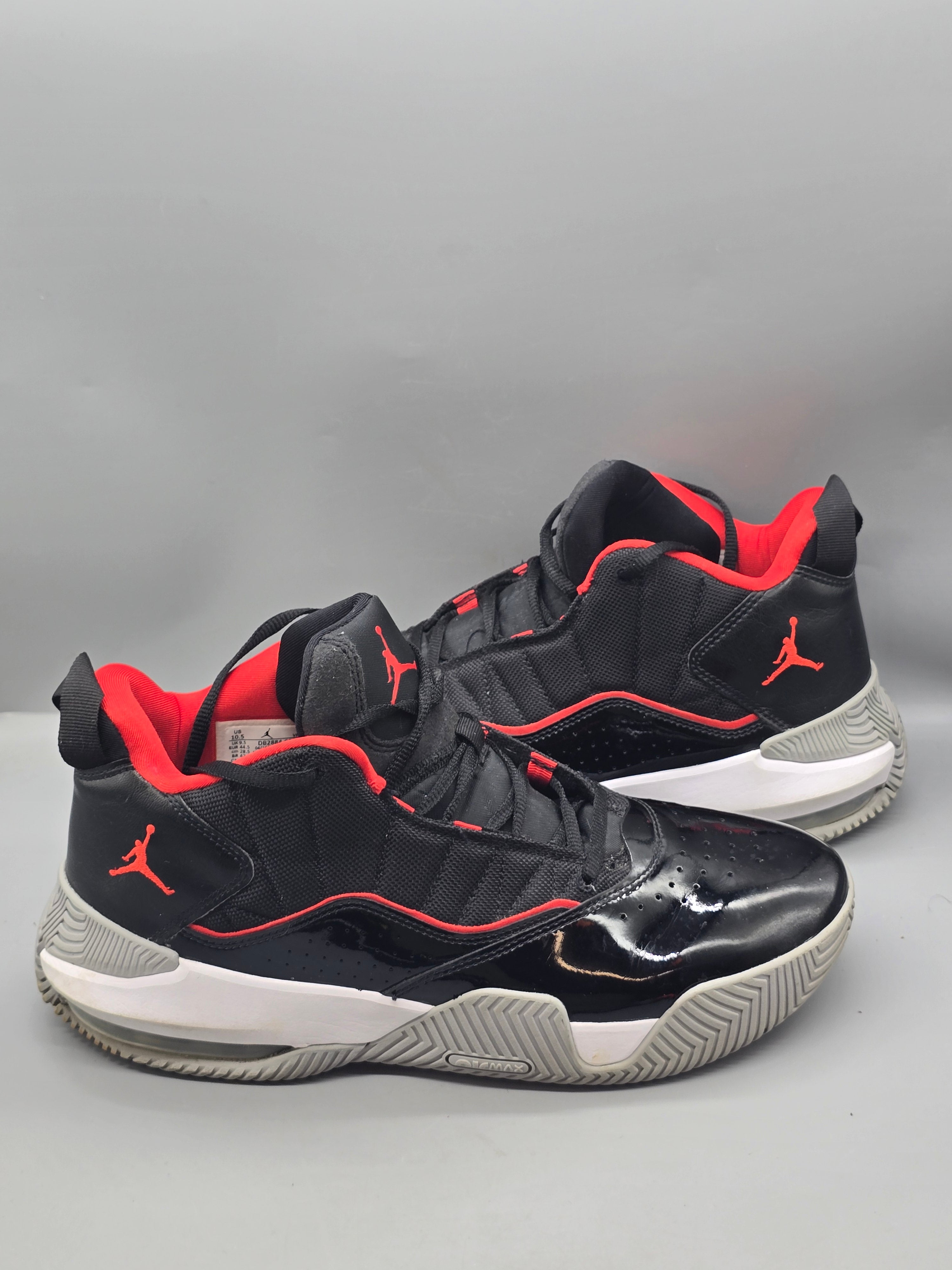 Nike Air Jordan Stay Loyal Black Red White Basketball Shoes Men's Size 10.5 DB2884-001