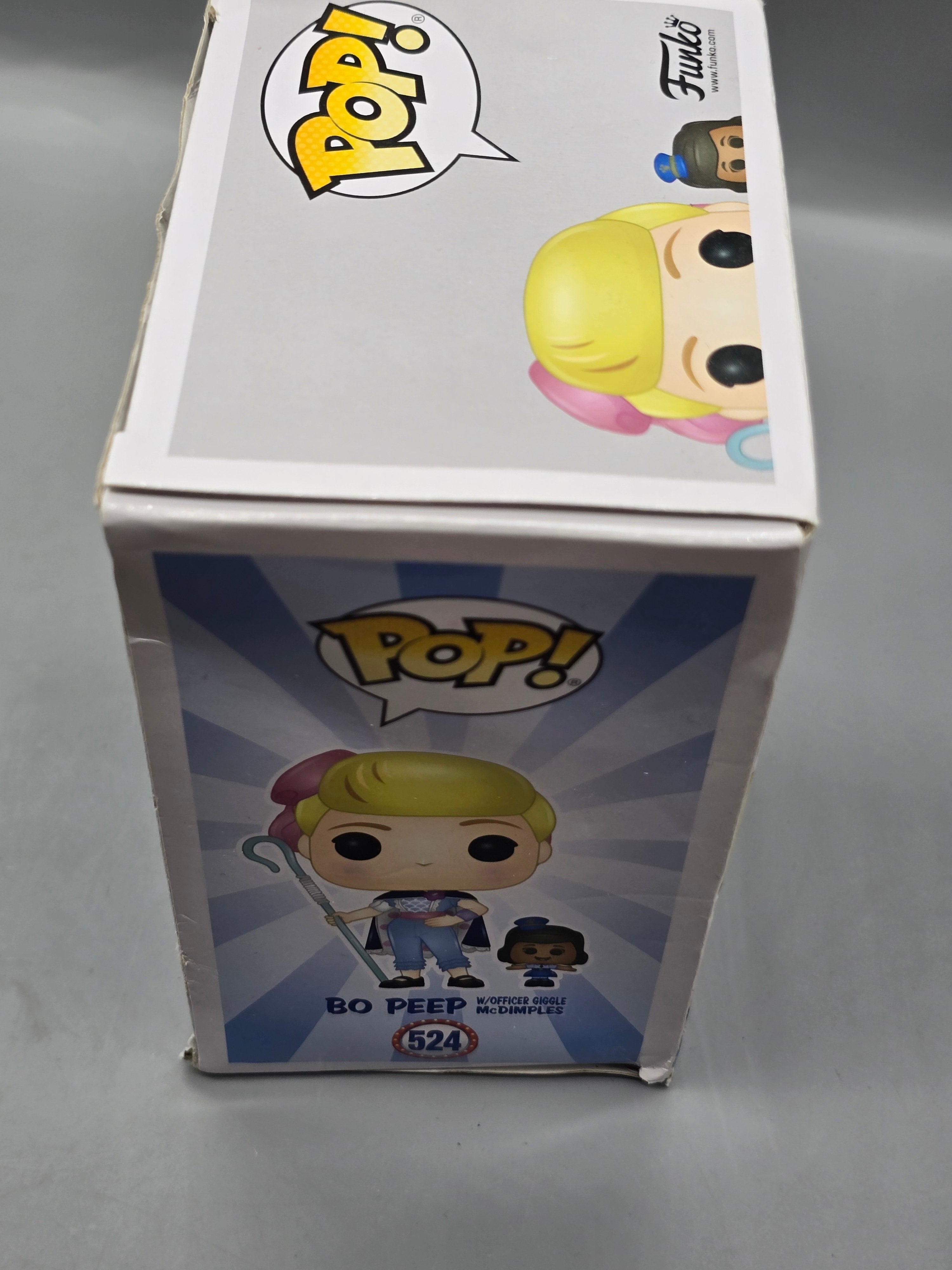 Funko Pop! Disney Pixar Toy Story 4 Bo Peep w/ Officer Giggle McDimples #524 Vinyl Figure