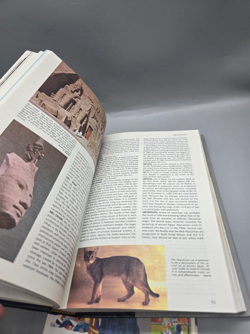 Funk & Wagnalls New Encyclopedia Vintage Hardcover Volume w/ Original Brochure