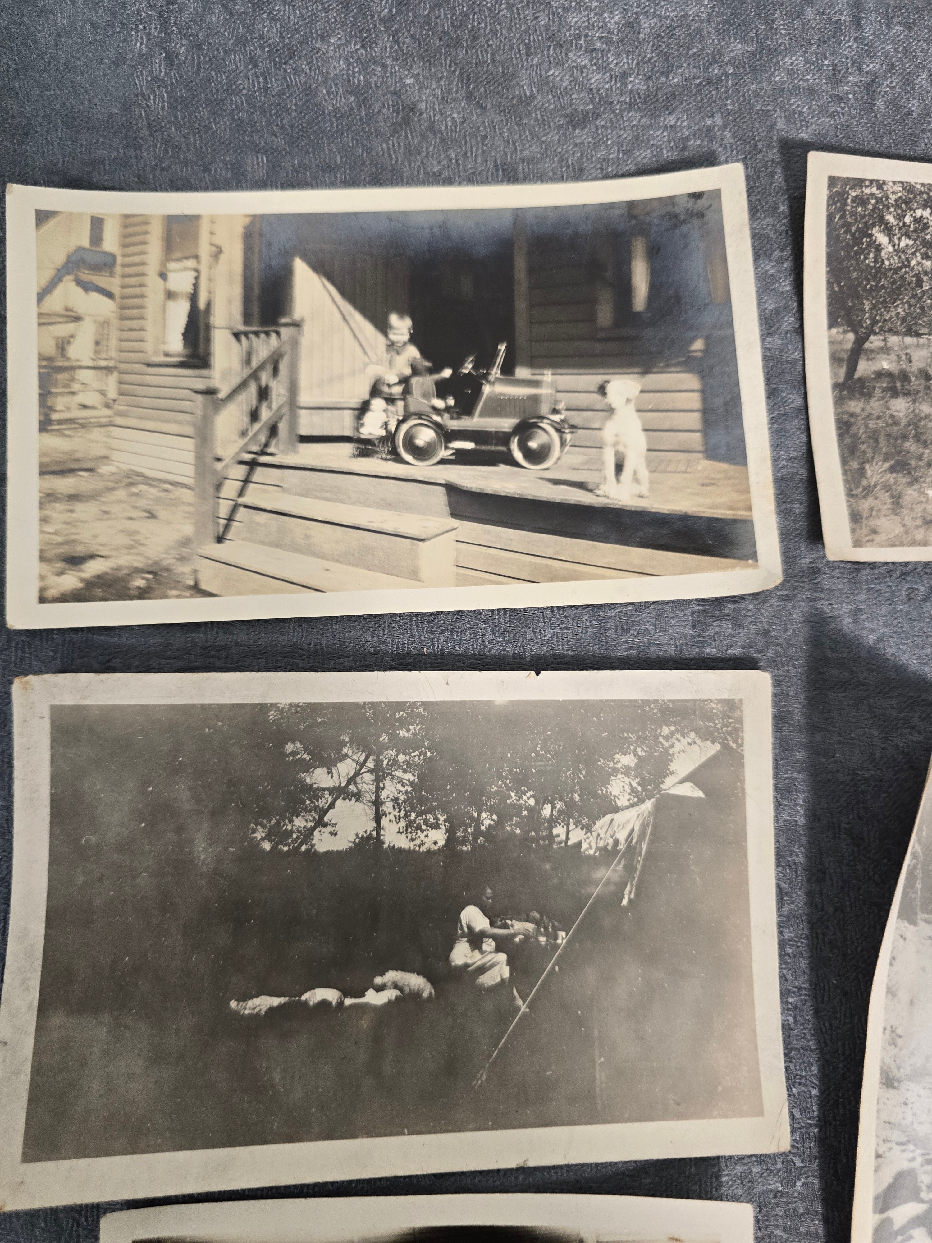 Lot of 13 Vintage Black & White Family Snapshot Photographs 1920s–1940s Niagara Falls & Everyday Life