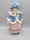 Vintage 1979 Janet Ice Skater Doll Blue Winter Outfit 11"