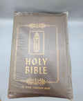 Vintage Family Rosary Catholic Bible Marian Year Edition Leatherette Illustrated