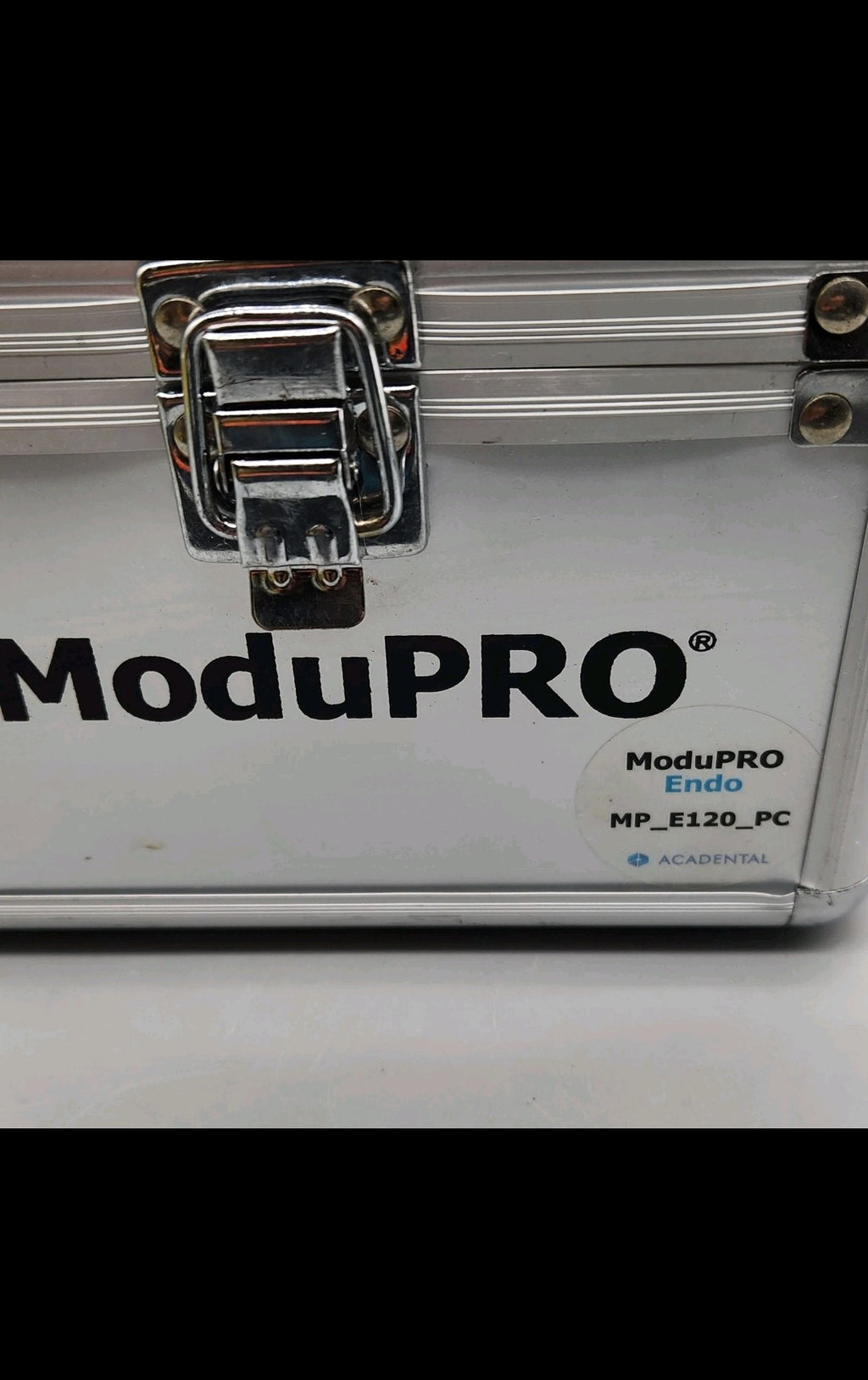 Acadental ModuPRO Endo Typodont MP_E120_PC Dental Silver Carrier Tray Case Mode
