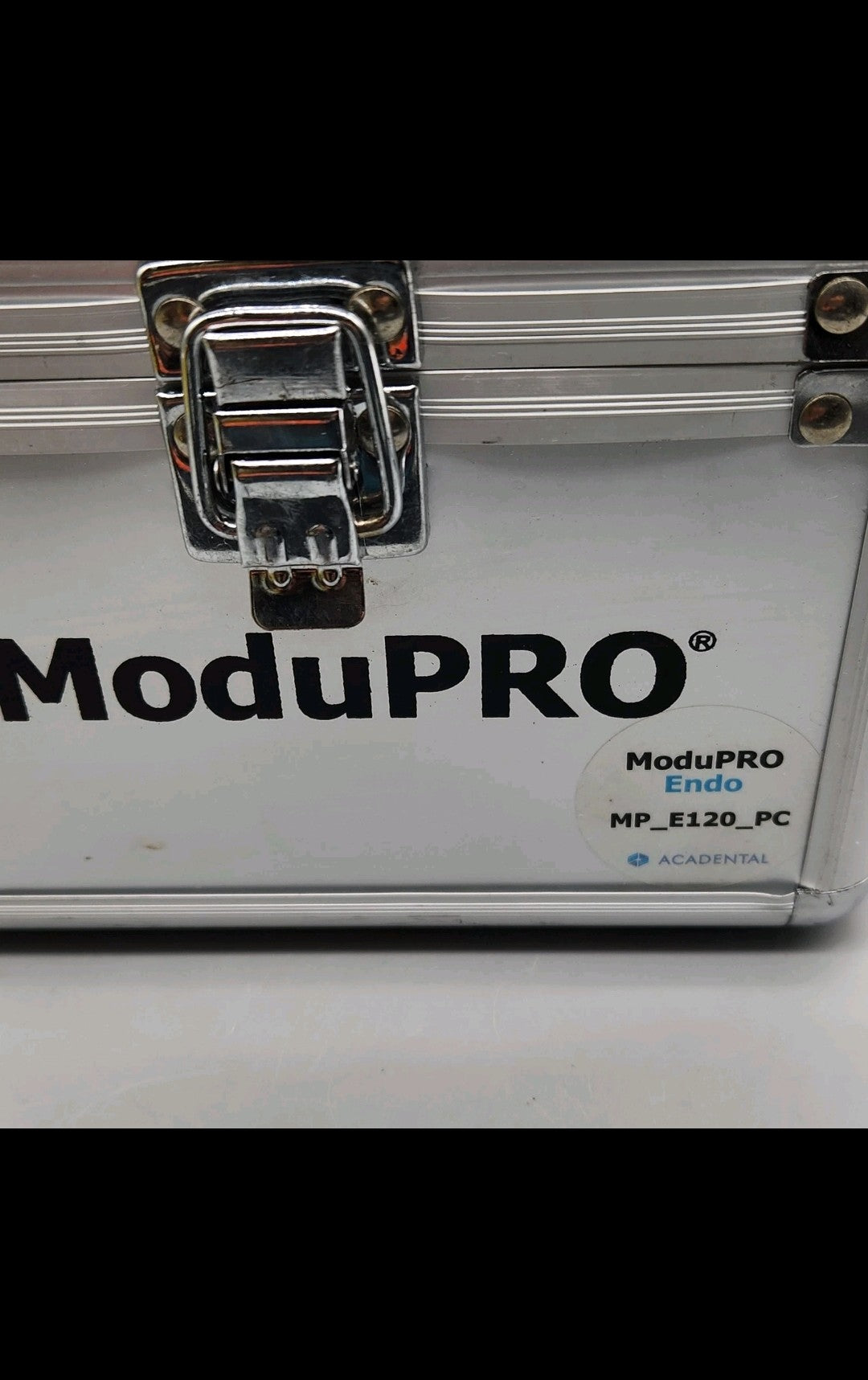 Acadental ModuPRO Endo Typodont MP_E120_PC Dental Silver Carrier Tray Case Mode