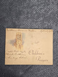 Vintage Children's Prayers Booklet 1942 Christ Lutheran Sunday School Religious Book