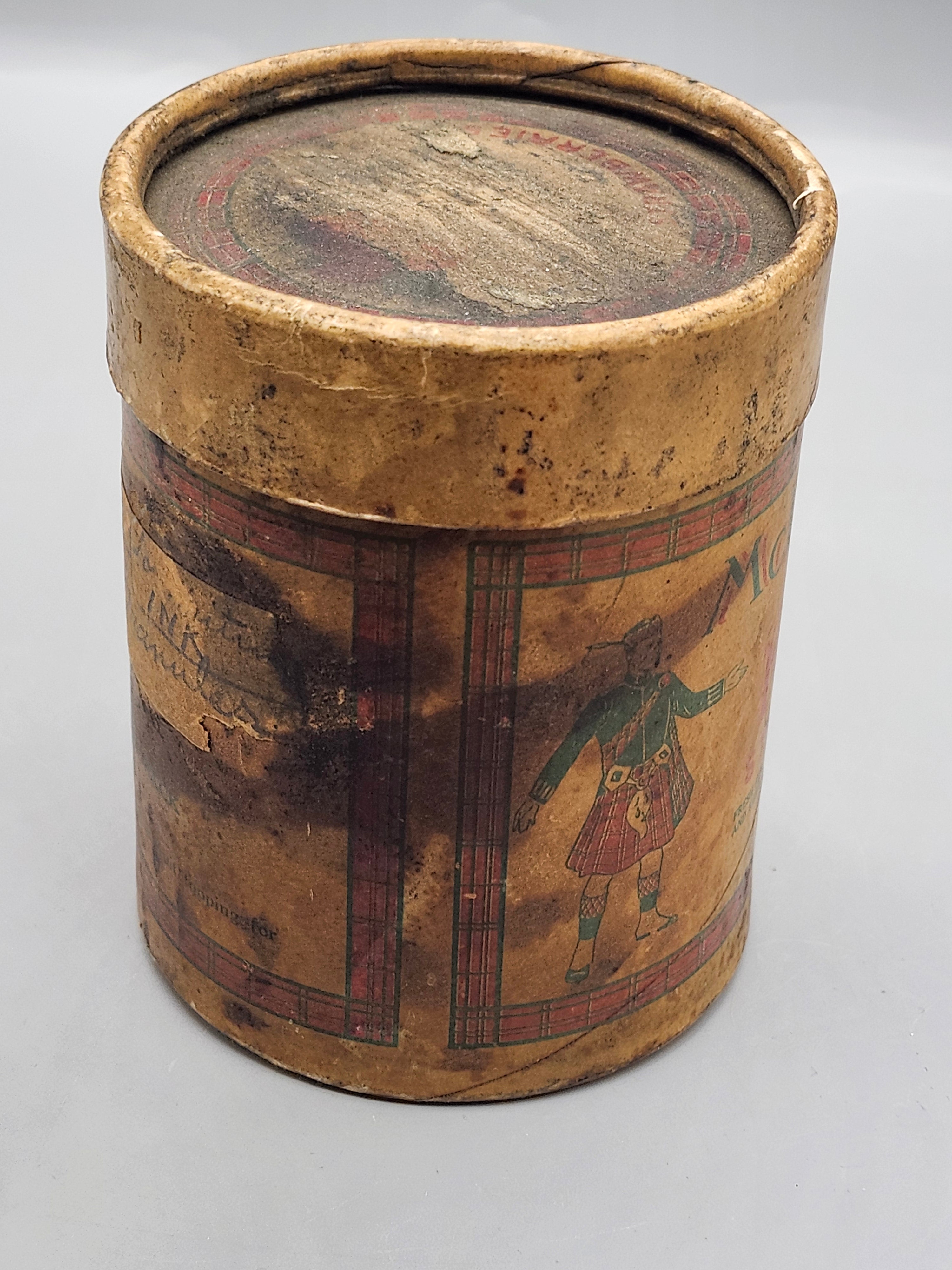 Antique McIntosh's Fruit Pack Strawberry 1 Lb Pantry Box Buffalo NY