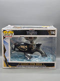 Funko Pop! Rides Marvel Black Panther Wakanda Forever Namor with Orca #116 Vinyl Figure