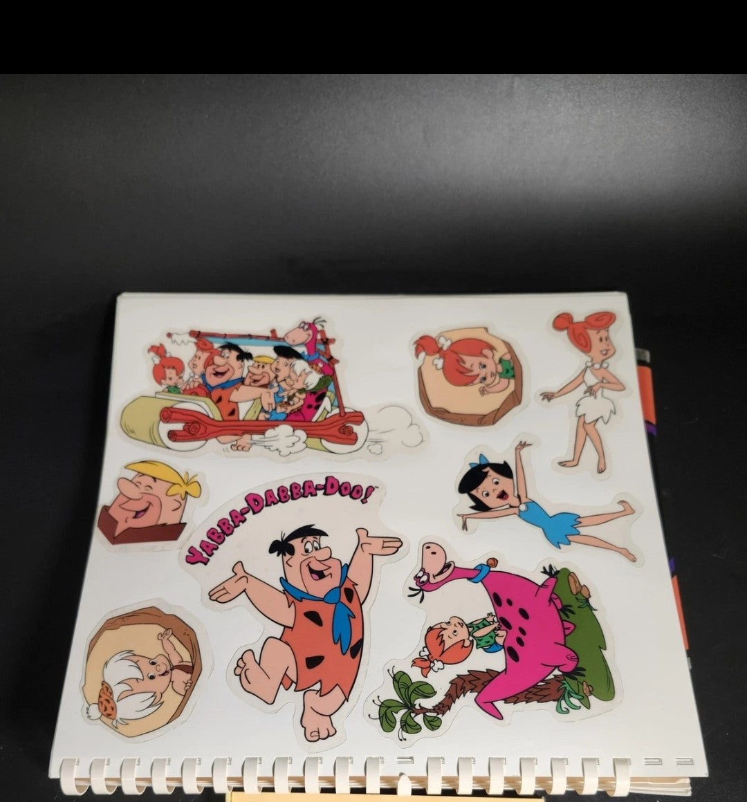 Vintage Current Vinyl Window Clings Stickers Storage Book Holiday Decor