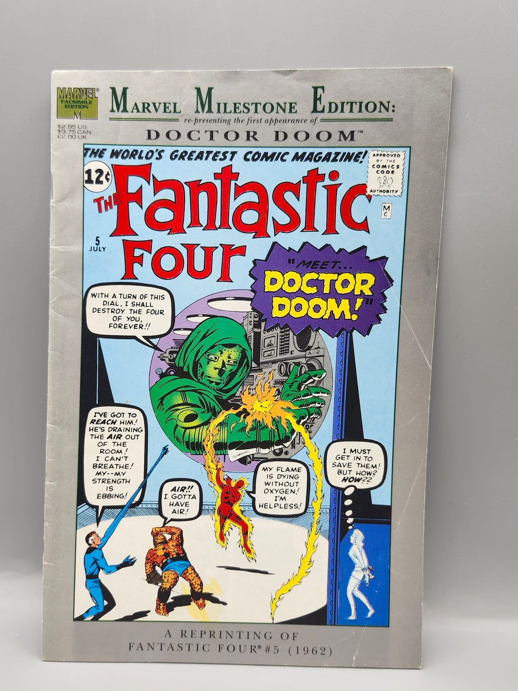Marvel Milestone Edition: Fantastic Four #5 – Doctor Doom 1st Appearance Reprint
